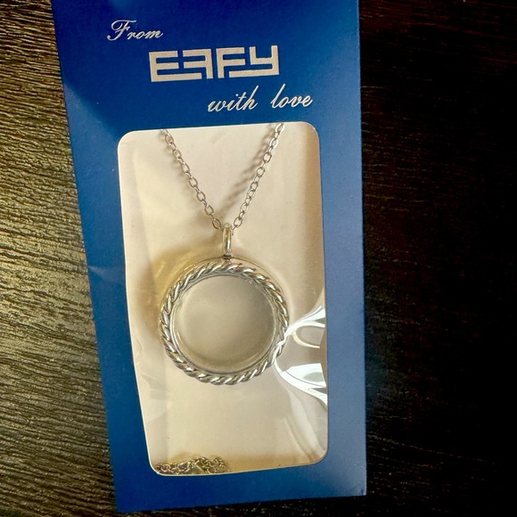 Effy Jewelry - Effy Silvertone Charm Necklace